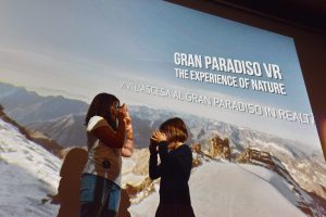 Lancio VR realtà virtuale Gran Paradiso Film Festival d'Inverno